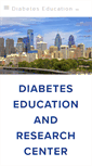 Mobile Screenshot of diabeteseducationandresearchcenter.org